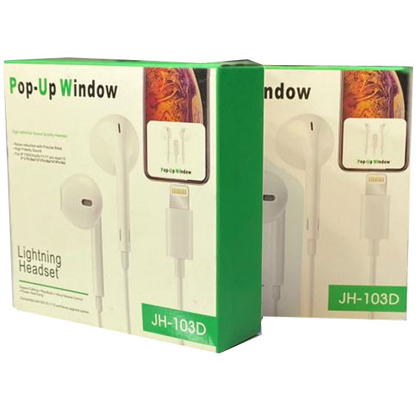 Pop-up Window Lightning Headset JH-103D