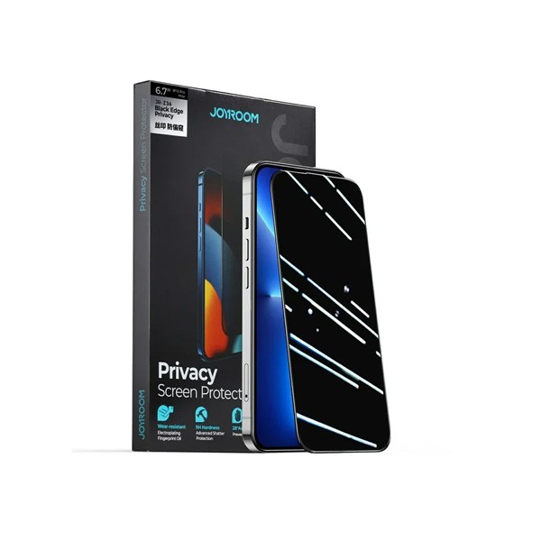 Joyroom Privacy Glass Screen Protector for iPhone 16 Pro