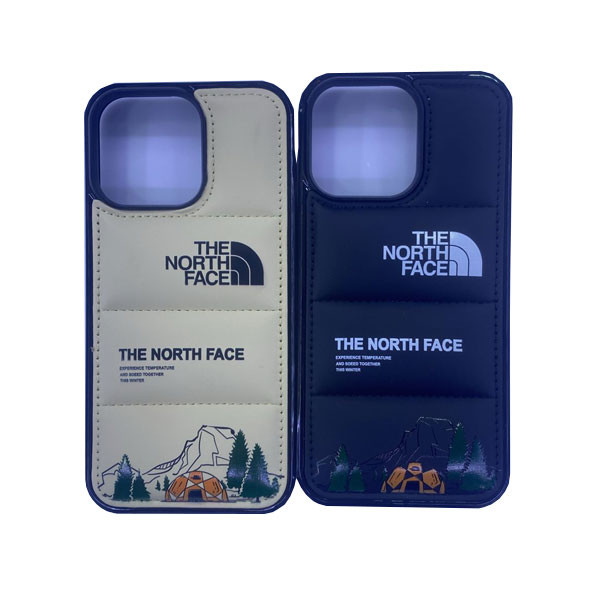 North Face Puffer Edition Silicone Smartphone Covers fro iPhone 15 Pro Max