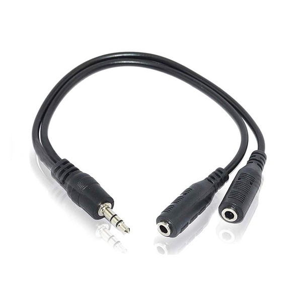 OEM 3.5mm Aux Jack 1 Male to 2 Female Stereo Headphone Earphone Jack Y Splitter Audio Jack Adapter Cable