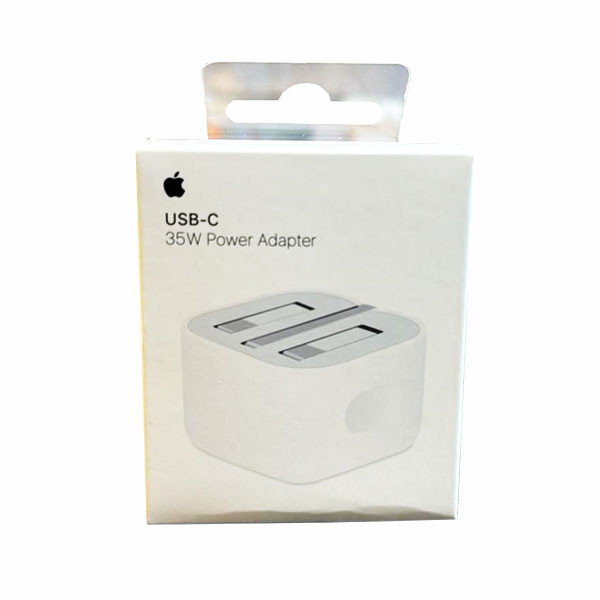 Apple 35W Dual USB-C Port Compact Power Adapter