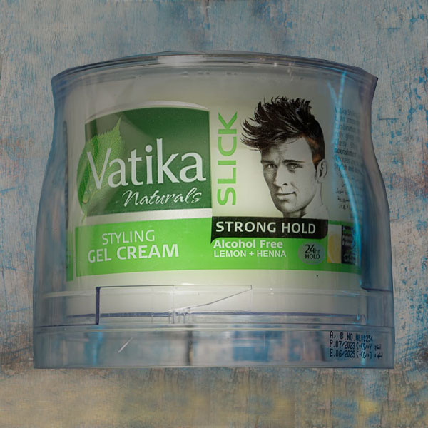 Vatika Naturals Slick Strong Hold Styling Gel Cream Lemon + Henna 250ml