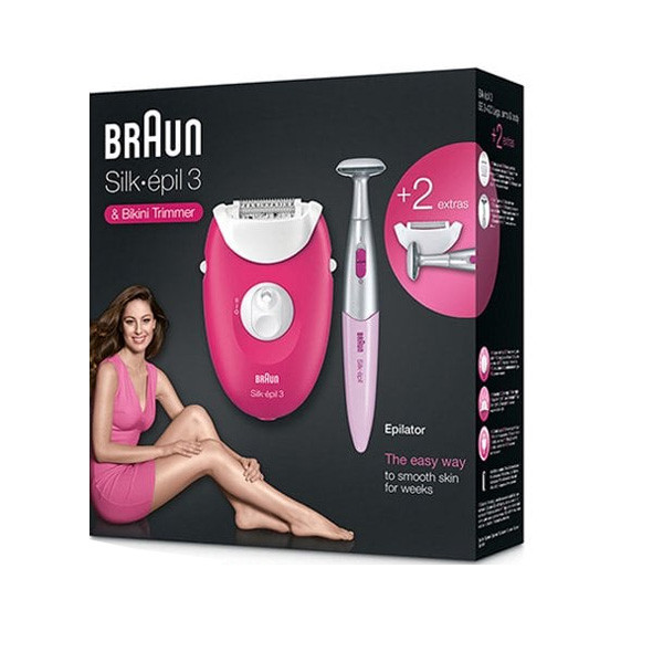 Braun Silk Epil 3 Epilator & Bikini Trimmer Model No. SE 3-420