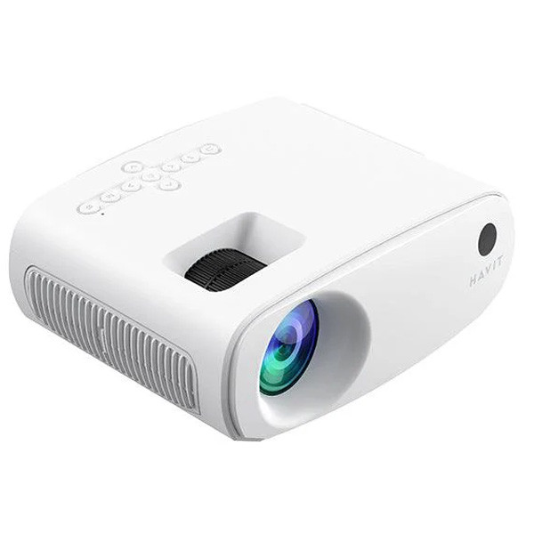 Havit Prime Opal Portable 4K HD Projector, White Color, Model No. PJ207PRO