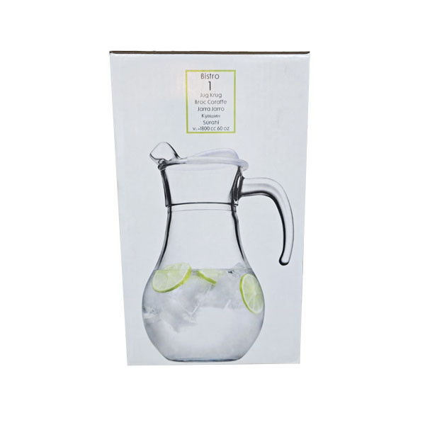 Sisecam Bistro Jug Krug Broc Carafe 1800cc 60oz Model No. 43934