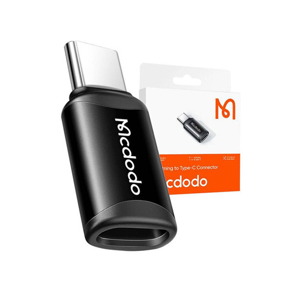 Mcdodo Lightning to USB-C Adapter, Black Color, Model No. OT-7700