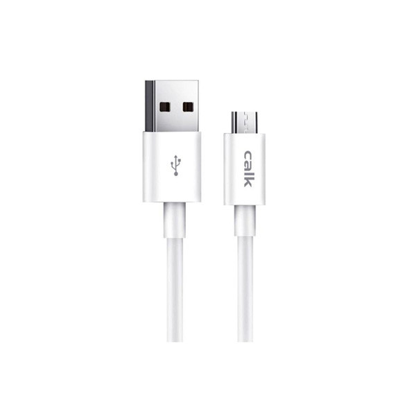 Calk Micro Charging Data Line Cable, White Color, Model No. XC014