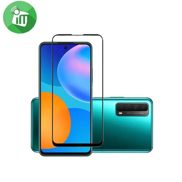 OEM Glass Full Glue Green Screen Protector for Huawei Y7A