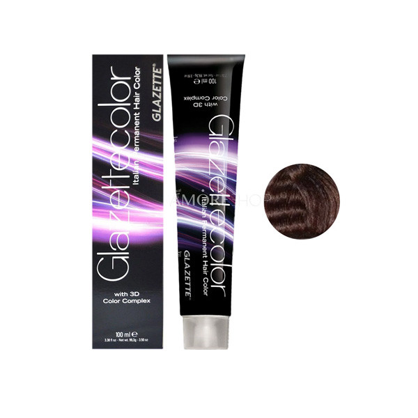 Glazette Permanent Cream Color 6NI - Intense Dark Blonde 100g for Women