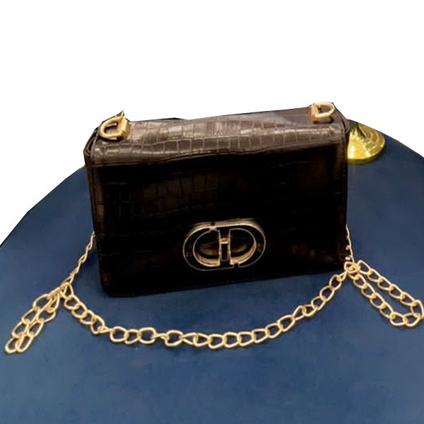 Gucci Crocodile Small Bag for Women, Brown Color Model No. Horsebit (Replica)