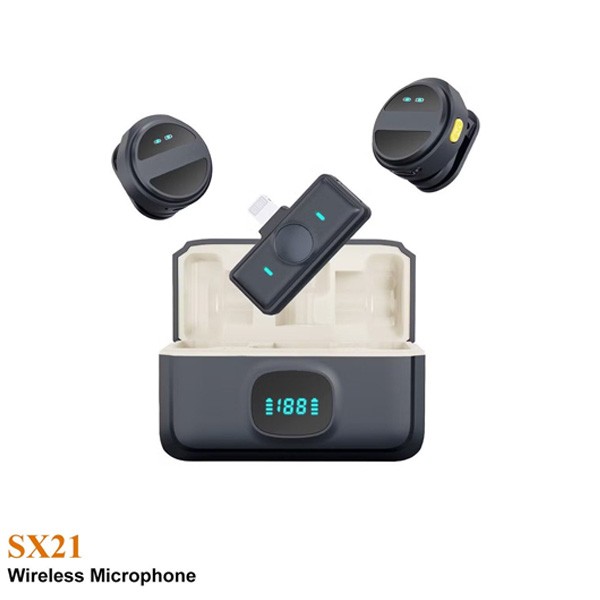 ΟΕΜ Type-C Port 2.4G Clip-On Wireless Microphone, Model No. SX21