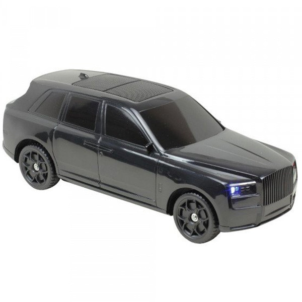 OEM Luxury SUV Style Portable Bluetooth Speaker - Solar-Charged, Media-Ready, High-End Design X702 for Universal Cell Phone And Bluetooth Device, Black Color