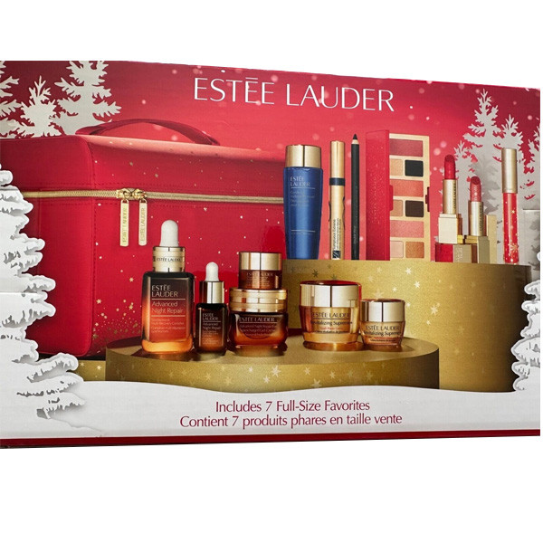Estee Lauder The Ultimate Gift Set Featuring 7 Full Size Xmas 2022