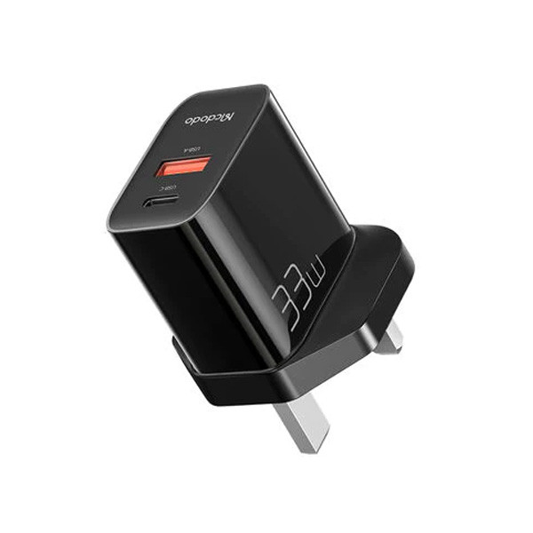Mcdodo Fast Charger Dual Output 33W Model No. CH-0911 UK Type