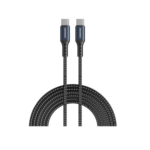 Rockrose Sparta AL 2.4A 1m Lightning Cable, Black Color, Model No. RRCS18L
