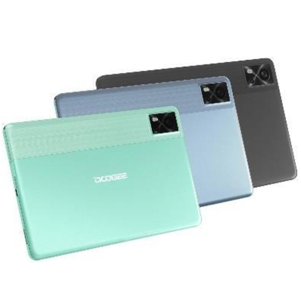 Doogee T10E 10.1 inch Tablet in Black, Green & Gray Color, 4GB RAM, 128GB HD