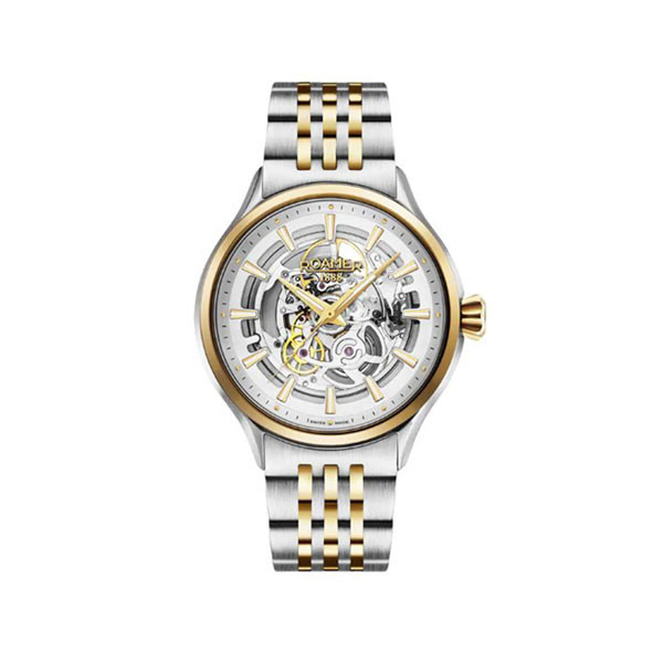 Romanson Competence Skeleton III Silver Dial Ladies Watch Model No. 101663471510N