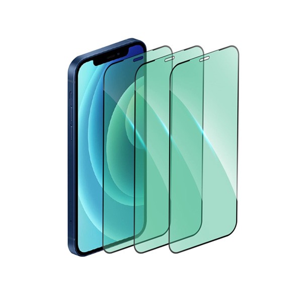 OEM Green Light Eye Tempered Glass Protection for iPhone 12, 6.1-Inch
