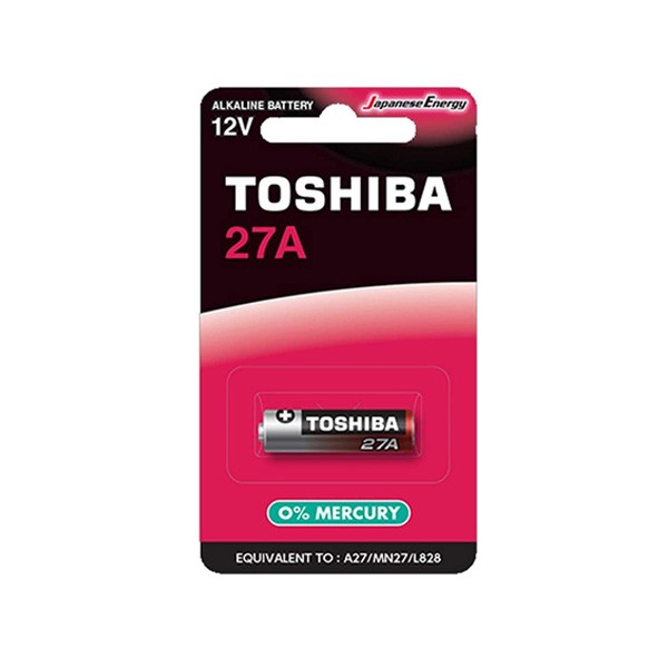 Toshiba 27A type Alkaline Battery 12V
