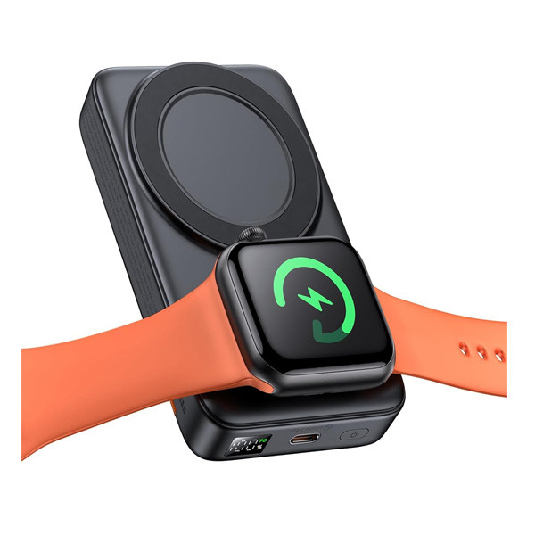 MCDODO 2in1 10,000mAh 20W+15W Wireless Power Bank with Foldable Stand for iPhone Series 16/15/14/13/12/iWatch