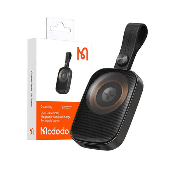 Mcdodo Type-C Mangetic Charger for Apple Watch (Female), Black Color, Model No. CH-4991