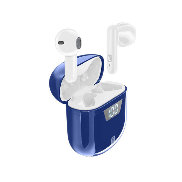 Cellularline Bluetooth Earbuds Seek True Wireless, Blue Color, Model No. BTSEEKTWSB