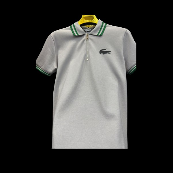 Lacoste Single Color Short Sleeves Polo for Men in White Color
