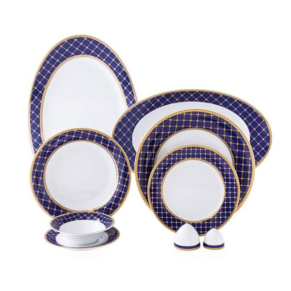 Zarin Helia Dinner Porcelain Set 81 pieces