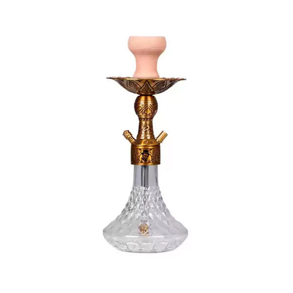 Richman Single Hose Hookah Small with Glass Base in 3 Colors Model No. RMD-SZH001