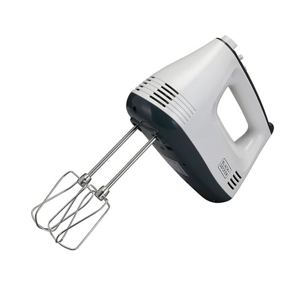 Black+Decker Hand Mixer, 300W, White Color, Model No. M350-B5