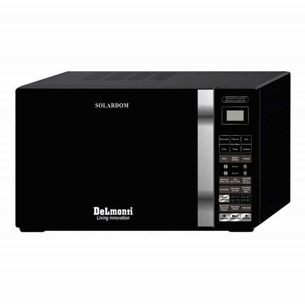 DeLmonti Solardom Microwave & Grill Black Color Model No. DL500