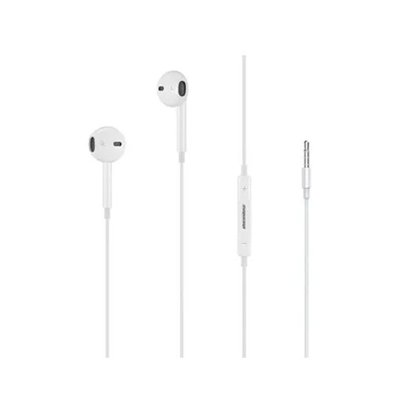 Rockrose Solo MC 3.5mm Wired Earphones, White Color, Model No. RRWE02