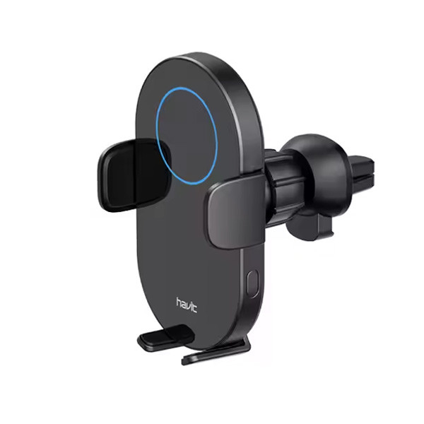 Havit 15W Wireless Charging & Car Holder, Black Color, Model No. W3018