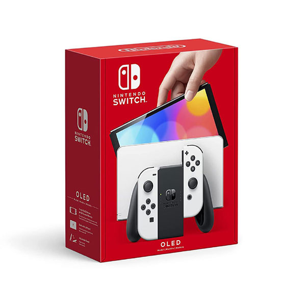 Nintendo Switch with White Joy-Con Model No. OLED