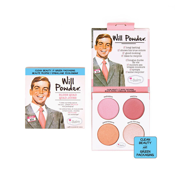 The Balm Cosmetics Will Powder Blush Quad