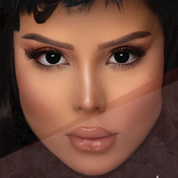 Kuka Beauty Black Color Contact Lenses Model No. KU 32