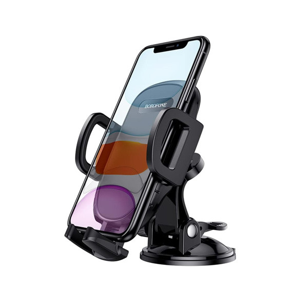 Borofone Route Push Type Suction Cup Car Holder Model No. BH37