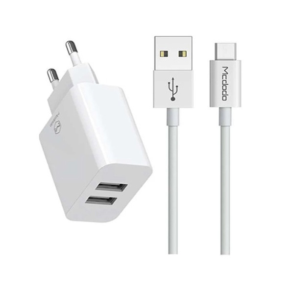 Mcdodo Charger Micro Cable 1M, White Color, Model No. CH-6722