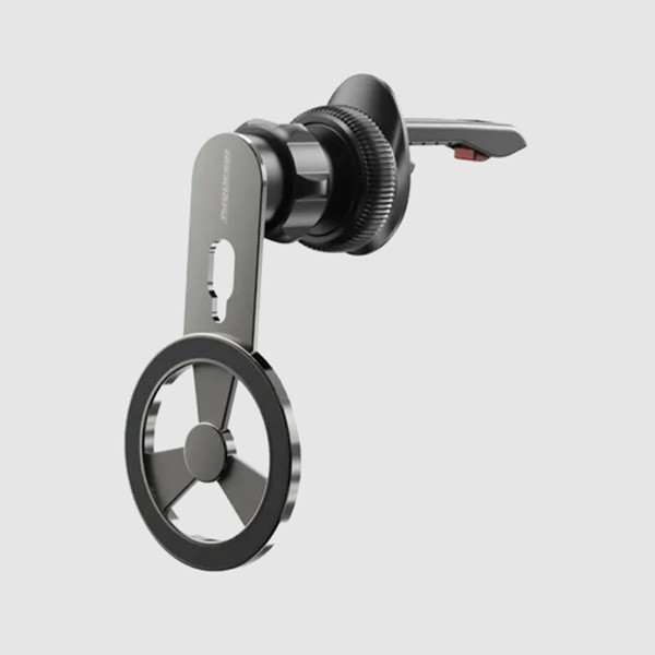 Rockrose AnyView Mag AC Pro Rotatable & Foldable Air Vent Magnetic Phone Holder, Black Color, Model No. RRST09