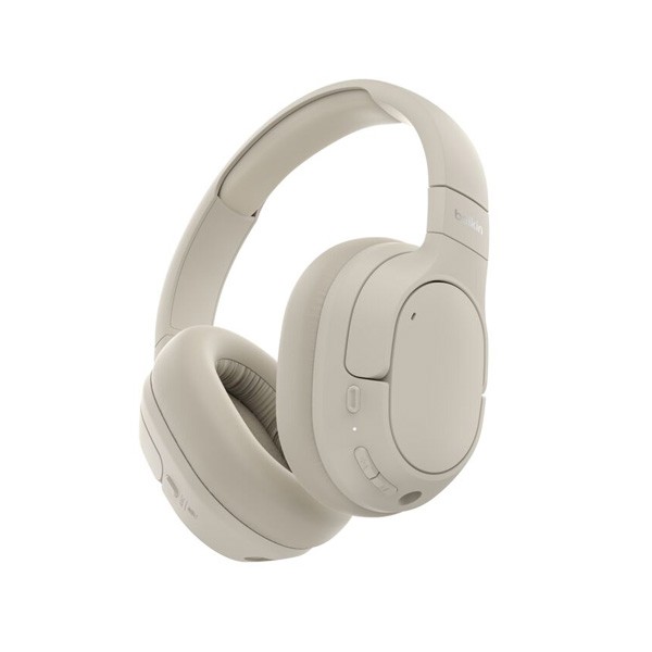 Belkin Noise Cancelling Over-Ear Headphones, White Color, Model No. AUD008hqSA
