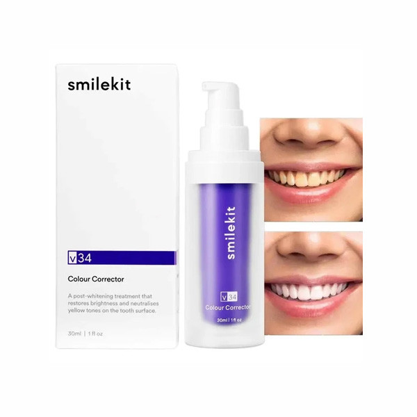 Smilekit Purple Toothpaste Colour Corrector Teeth, 30ml Model No. V34