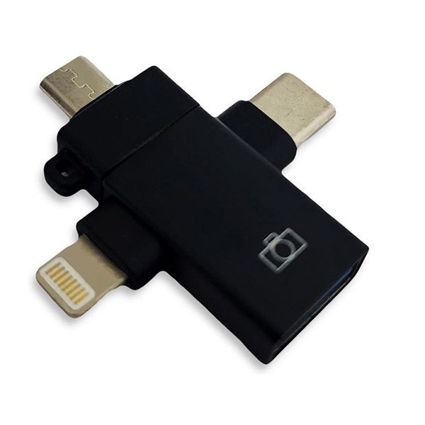 OEM USB 3 in 1 Multifunctional Lightning Extender Connector OTG Cable for USB Flash Fast Transfer Data, Model No. SX-39