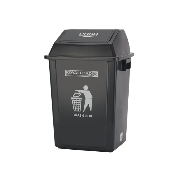 RoyalFord Plastic Dust Bin 40lt Trash Box-1x5, Model No. RF12399