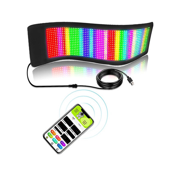 OEM Huge & Bright Flexible LED Car Screen with App Control
