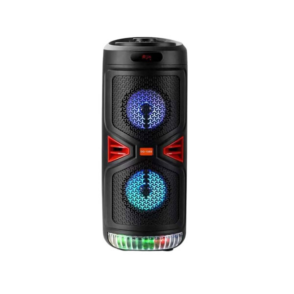 Max Star Portable Bluetooth Speaker, Karaoke, RGB Lights, 800W, LED Screen, Includes Remote Control, Model No. DG-1069