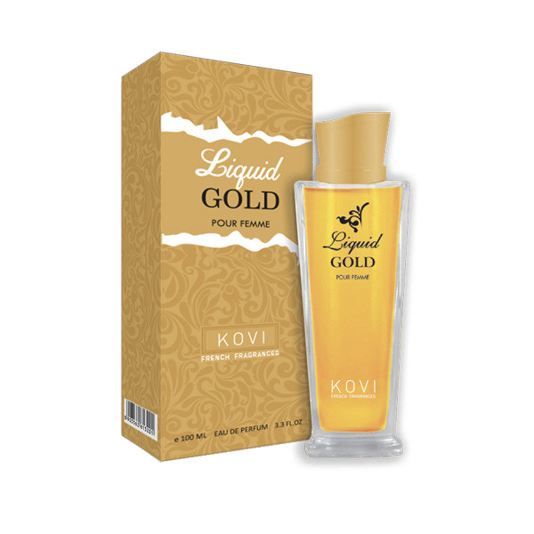 Kovi French Fragrances Liquid Gold Pour Femme Eau De Perfum 100ml