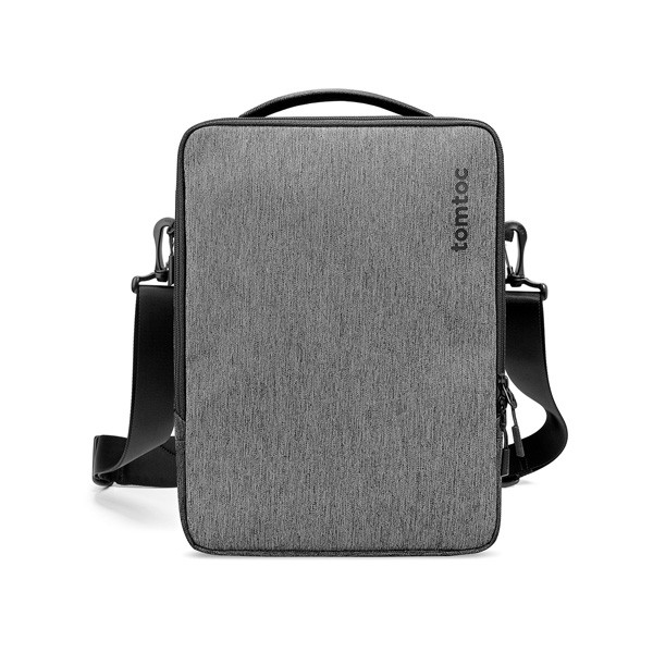 Tomtoc Defender ACE-A04 Laptop Shoulder Bag for 14" MacBook Pro, Dark Gray Color, Model No. A04F2D1