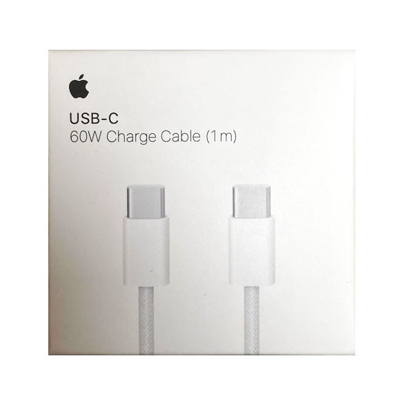Apple 60W USB-C Charge Cable, 1m, White Color