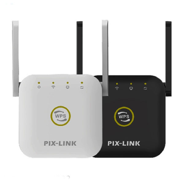 Pix-Link Wireless-N Wifi Repeater Pro (Black & White Color) Model No. WR22/WR23/WR25/WR33/WR35