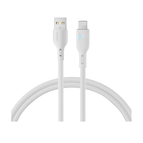 Joyroom Fast Charging USB - Lightning Data Cable, 2.4A, 1.2m, White Color Model No. S-UL012A13